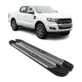 thumbnail image 1 of OMAC Side Step Running Boards for Ford Ranger Double Cab 2019-2023 Black Silver 2Pcs, 1 of 7