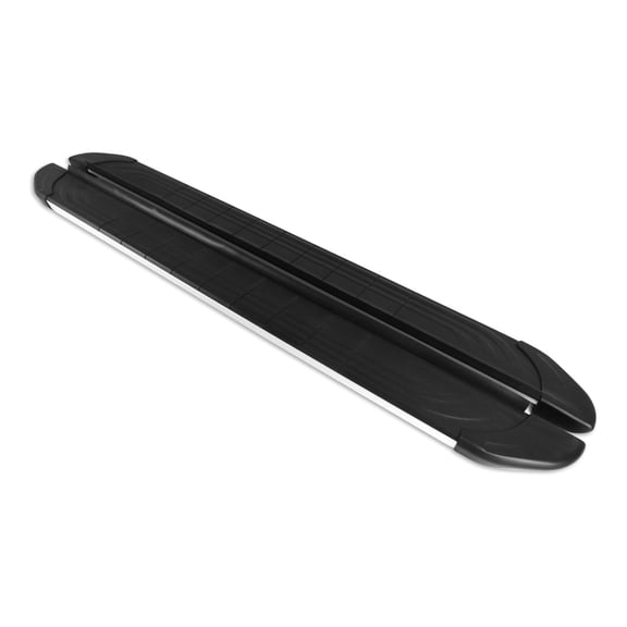 OMAC Side Step Running Boards for Ford Ranger Double Cab 2019-2023 Black Silver 2Pcs