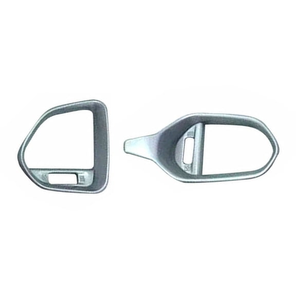 OMAC Side Ventilation Frame for Jeep Renegade 2015-2018 Silver 2 Pcs