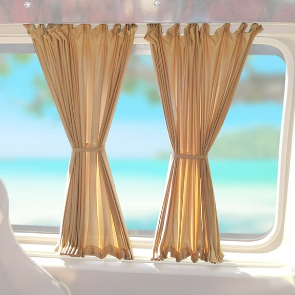 Side Window Curtain Sunshade UV Block for Mercedes Metris 2016-2024 Beige