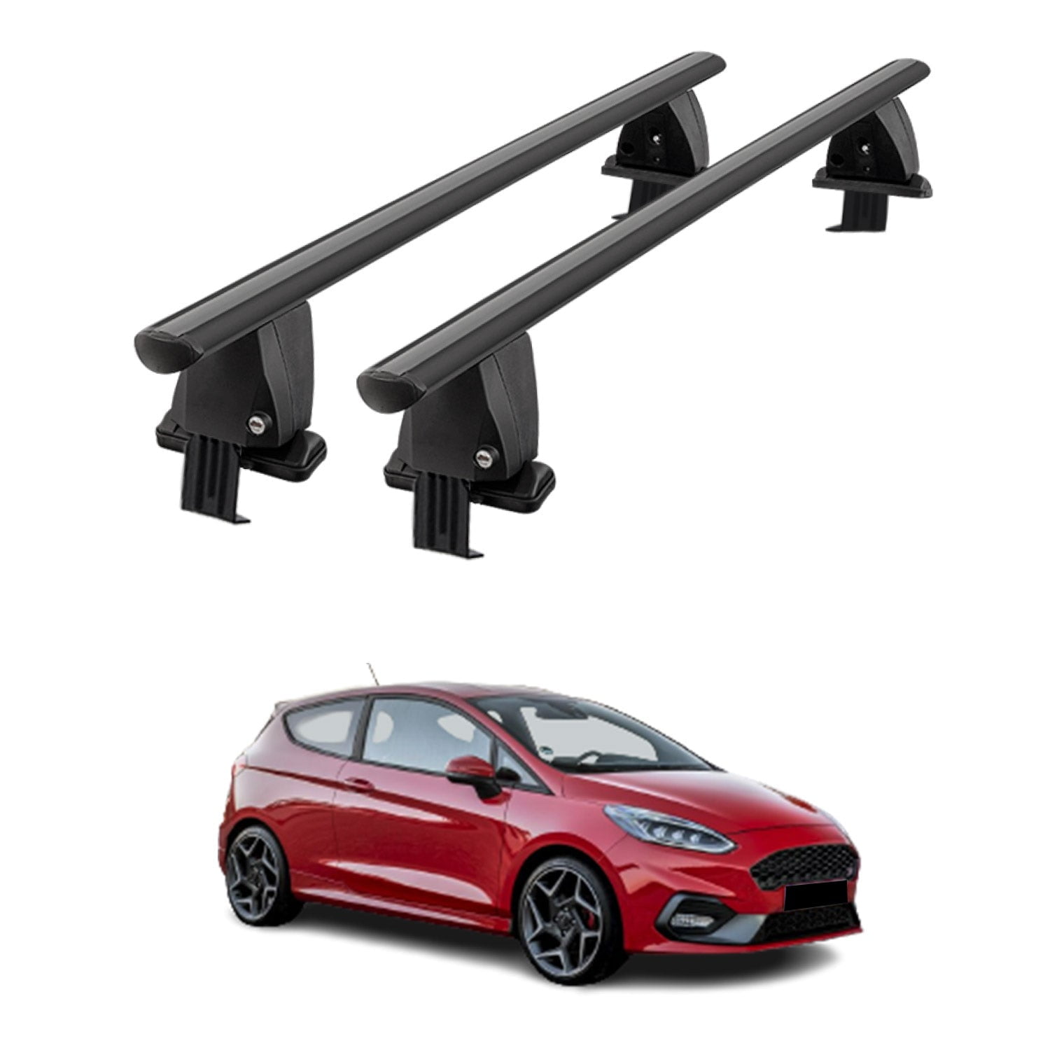 Summit Premium Steel Roof Bars fits Ford Fiesta B299 2008-2017