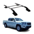 thumbnail image 1 of Top Roof Rack Side Rails for Nissan Frontier 2005-2021 Double Cab Gray Alu 4x, 1 of 12