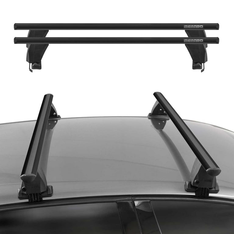 Fits 2018-2022 Ford Ecosport Top Roof Racks Cross Bars 2Pcs Black