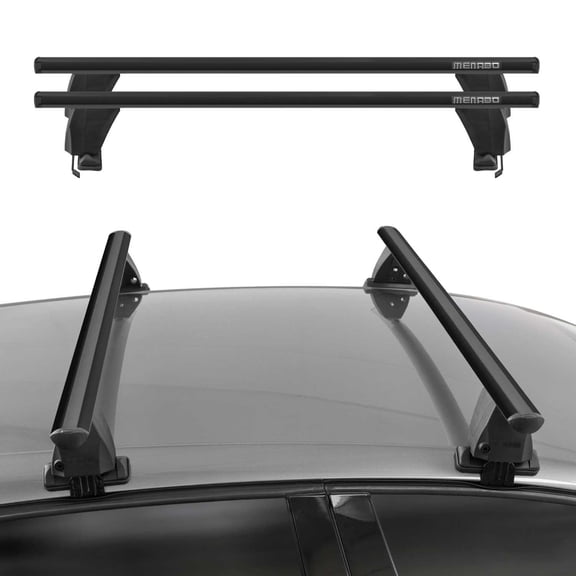 OMAC Top Roof Racks Cross Bars fits Honda CR-V 2017-2022 2 Pcs Black Aluminium Anti-Theft for Travel Kayak Canoe Surf Ski Snowboard Camping