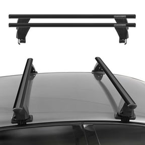 Top Roof Racks Cross Bars fits Kia Rio Hatchback 2012-2017 2Pcs Black Aluminium