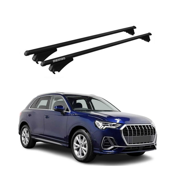2019-2025 Audi Q3 2.gen Roof Rack Cross Bars Black