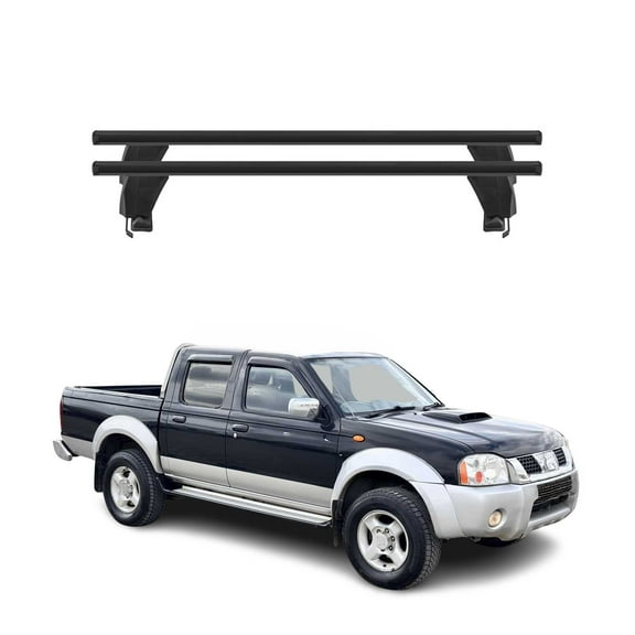 OMAC Top Roof Racks Cross Bars for Nissan Frontier 2022-2025 Aluminium Black 2Pcs