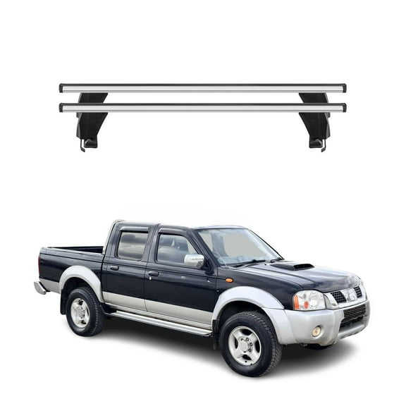 OMAC Top Roof Racks Cross Bars for Nissan Frontier 2022-2025 Aluminium Silver 2Pcs
