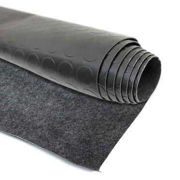 Universal Black Rubber Trunk Floor Mat / Cargo Liner – 118 X 79 Inches