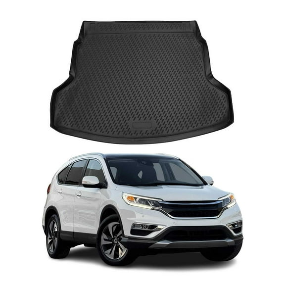 OMAC Cargo Mats Liner for Honda CR-V 2012-2016 Rear Trunk Waterproof TPE Black