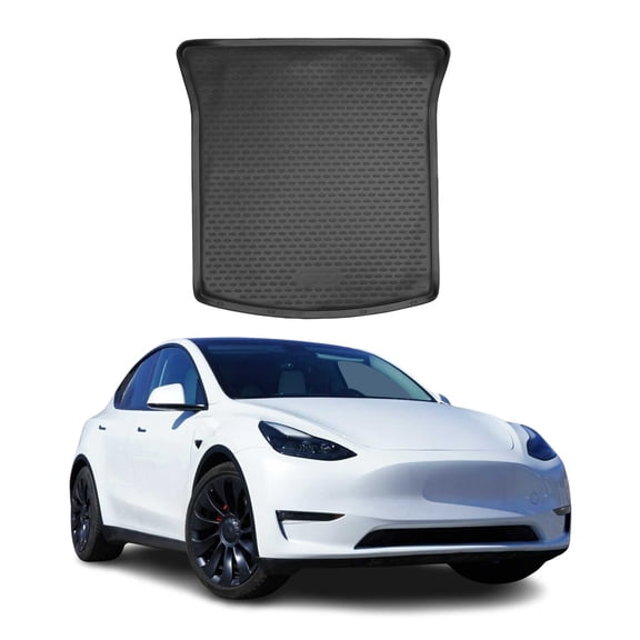 OMAC Cargo Mats Liner for Tesla Model Y 2020-2026 Waterproof TPE Black