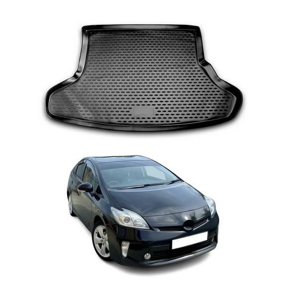 OMAC Cargo Mats Liner for Toyota Prius 2010-2015 Waterproof TPE Black