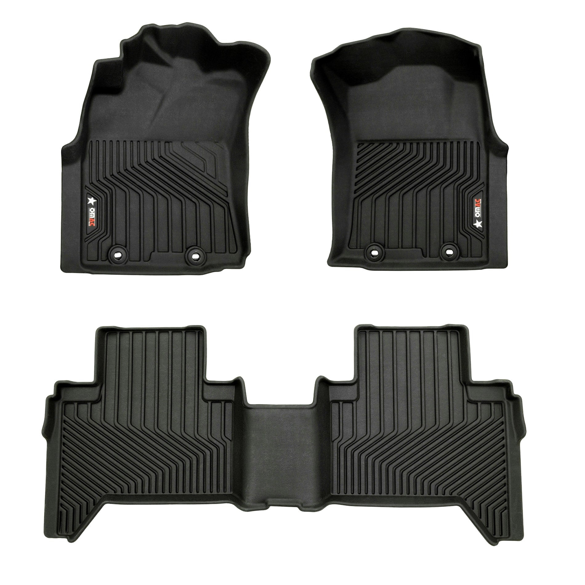 OMAC Premium Floor Mats Liners for Toyota 20052015 Double Cab