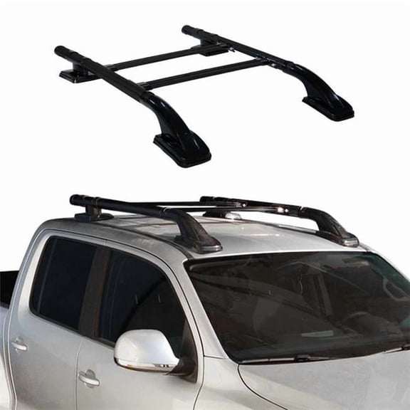 OMAC USA G006731 Aluminum Roof Rack Side Rails for 2015-2022 GMC Canyon II, Black - 4 Piece