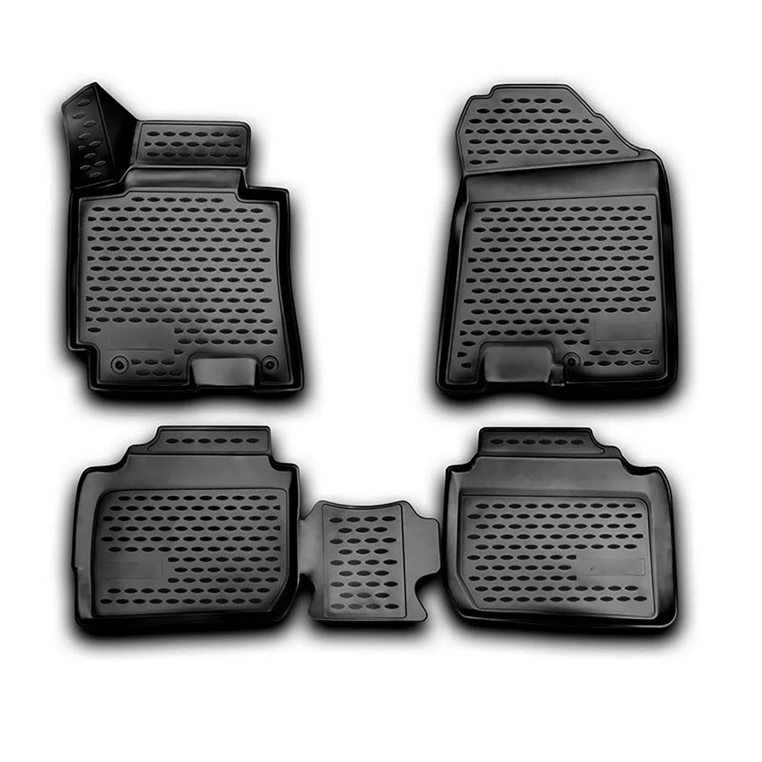 OMAC USA Floor Mats Fits Kia Forte Sedan 20142018, Front & 2nd Row