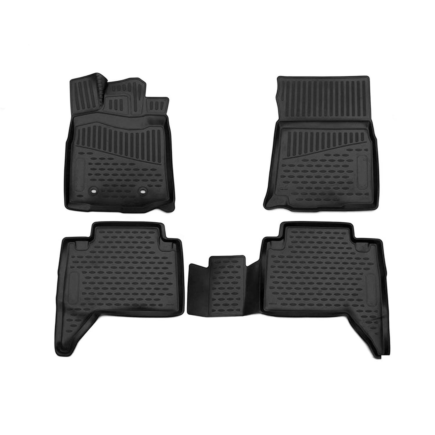 OMAC USA Floor Mats Fits Toyota Double Cab 20162023, Front