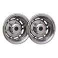 thumbnail image 1 of OMAC Wheel Simulator Hubcaps Rear for Ford Transit Connect Chrome Silver Steel, 1 of 6