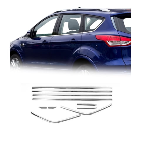 Window Molding Trim Streamer for Ford Escape 2013-2019 Stainless Steel 10x