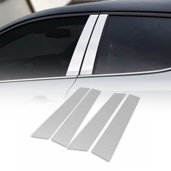 OMAC Window Pillar Posts Door Trim for Mini Countryman R60 2011-16 Stainless Steel 4x