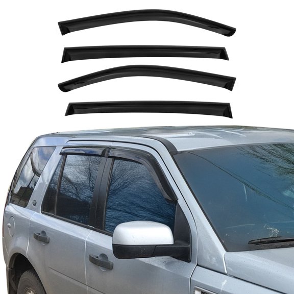 Window Visor Vent Rain Deflector Guard for Nissan Juke 2011-2018 Smoke 4x