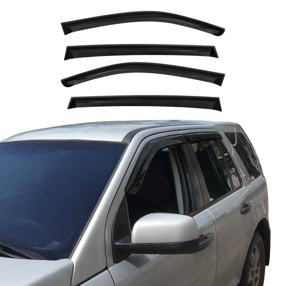 Window Visor Vent Rain Guard Deflector for Kia Sorento 2016-2018 Smoke 4 Pcs