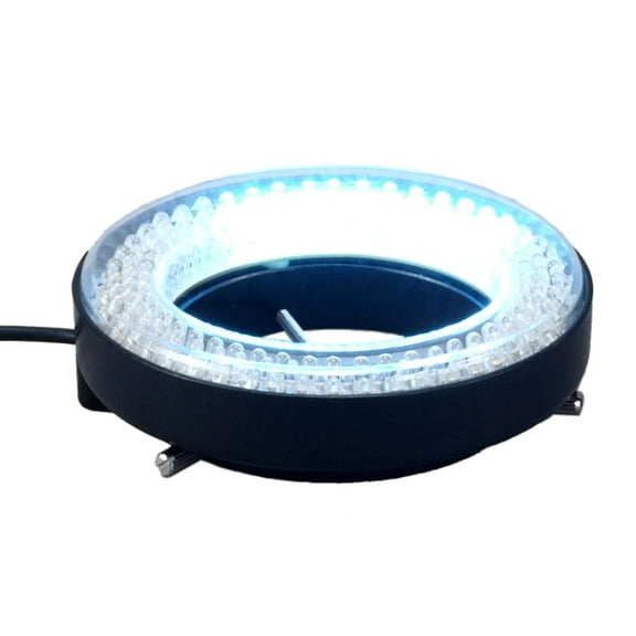 OMAX 144 Super Bright LED Ring Light with Light Control Box for Stereo Microscopes