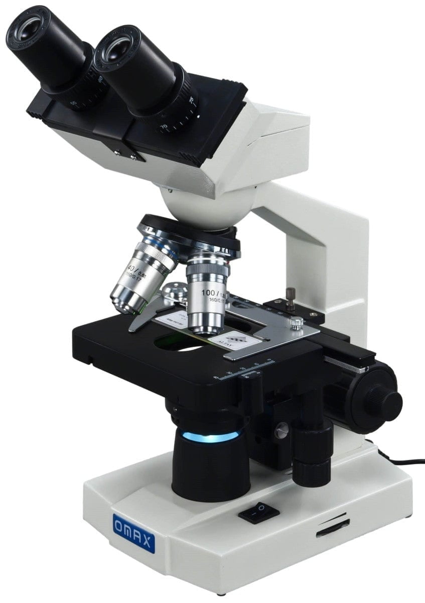 OMAX 40X-2000X Lab Binocular Biological Compound LED Microscope with Mechanical Stage New