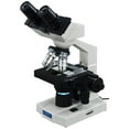 thumbnail image 1 of OMAX 40X-2000X Lab Binocular Biological Compound LED Microscope with Mechanical Stage New, 1 of 5