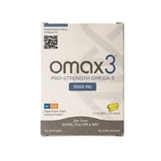 Omax Professional Ultra-Pure Omega-3 Fish Oil Concentrate, 1000 mg, Maximum Joint & Muscle Support, 60 Count
