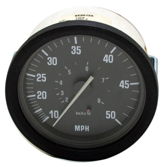 OMC Boat Speedometer 175641 | Four Winns 024-0081 Black 3 1/4 Inch