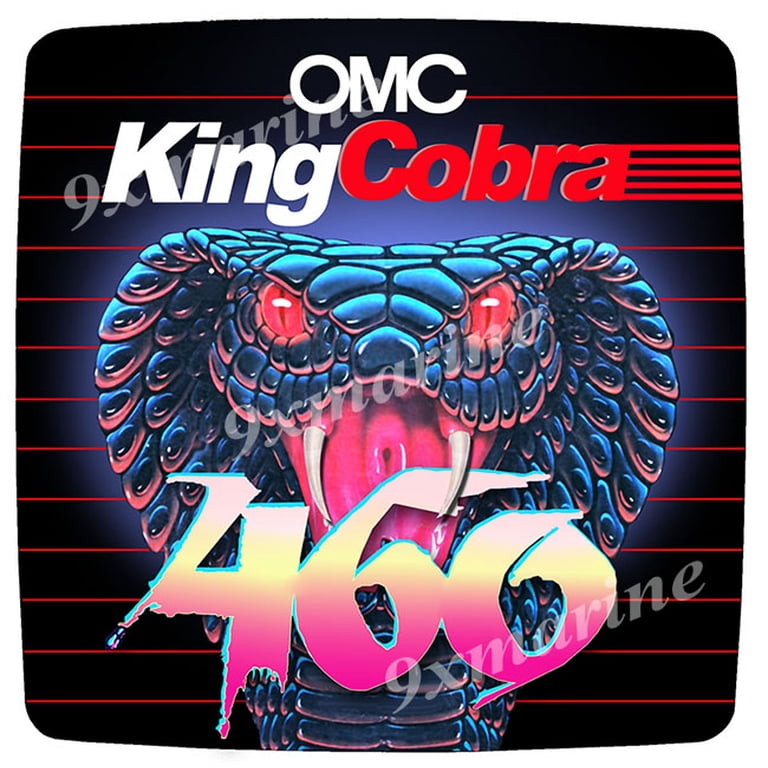 OMC King Cobra Flame Arrestor Sticker 460 - Walmart.com