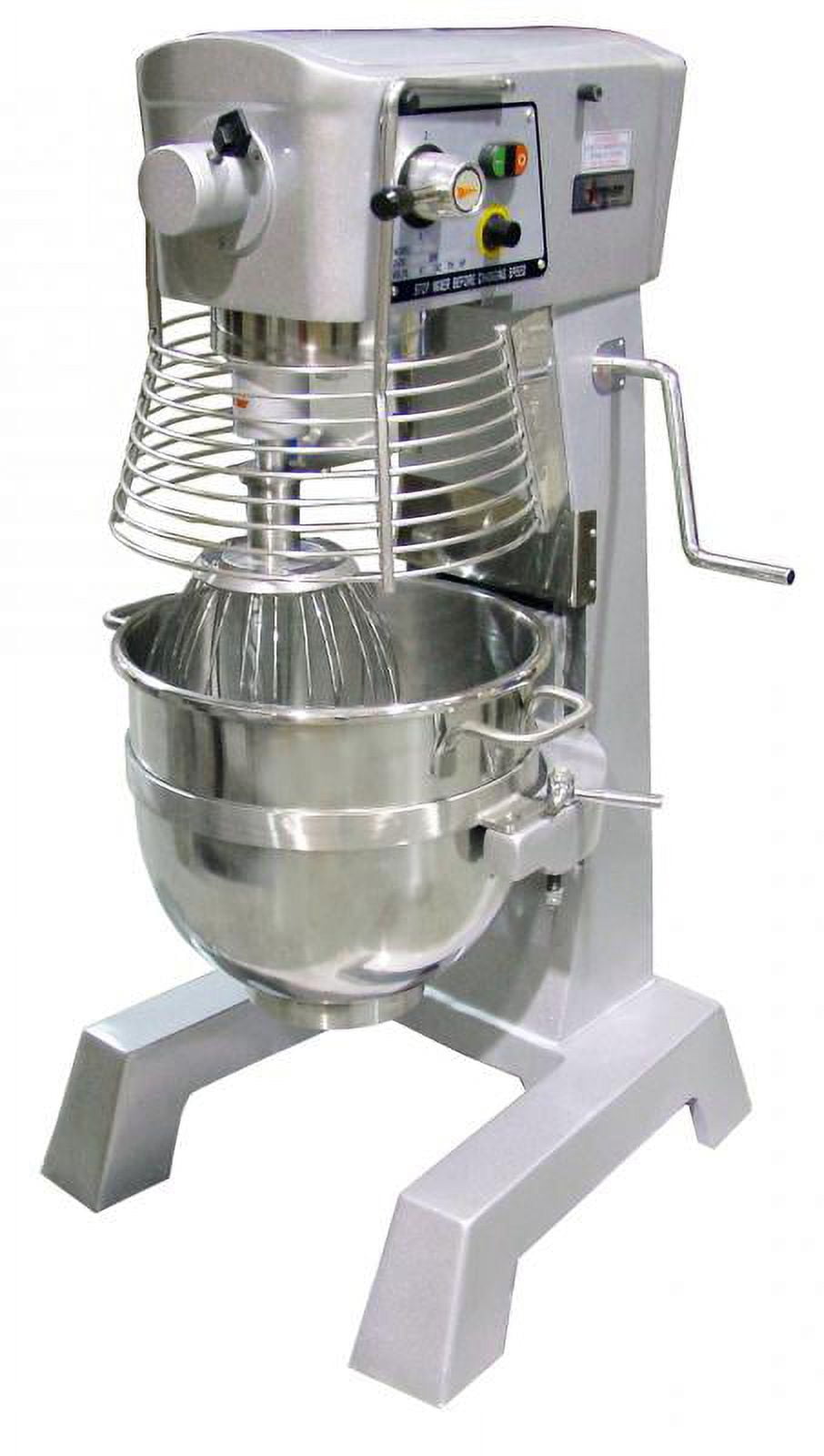 30 Qt Commercial Dough Food Mixer 1100W Gear Driven 1.5 HP 3 Speed