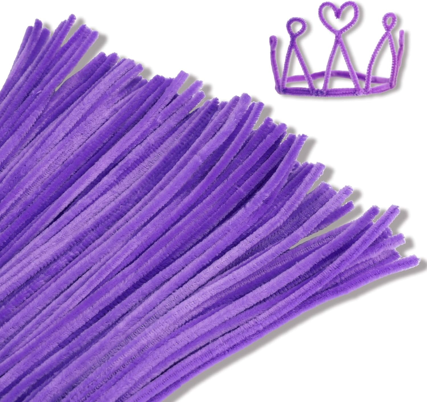 Pipe Cleaner Names OME 100 Pieces Pipe Cleaners Chenille Stem, Light Purple Pipe Cleaners ...