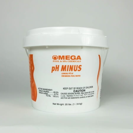 OMEGA 25 Lb - Omega pH Minus Reducer for Swimming Pools