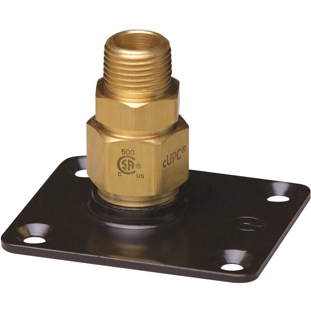 OMEGA FLEX FGP-RFG-500 1/2 in. Brass AutoFlare Flange Fitting - Walmart.com