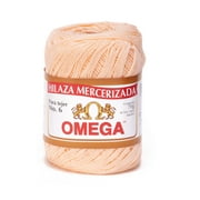 OMEGA NO.6 [70grs] by Omega - Soft Yarn 100% Mercerized Cotton Yarn - Color 15 Light Salmon 265