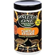 Omega One Adult Turtle Floating Sticks, 12.5 oz