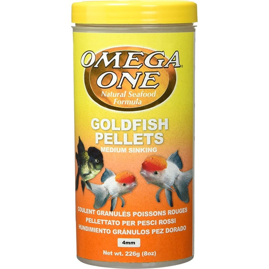 Omega One Goldfish Pellets, Medium, 8 oz