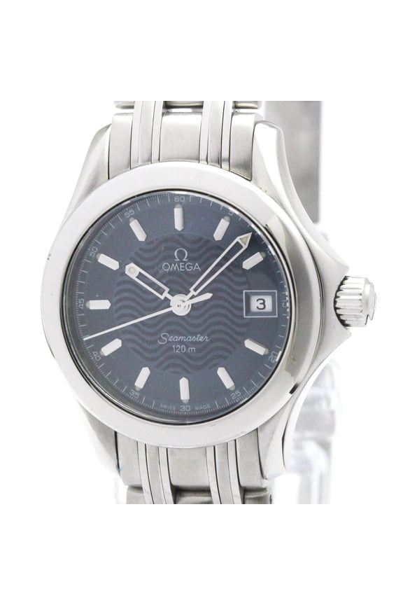 Pre-Owned OMEGA Seamaster 120M Steel Quartz Ladies Watch 2581.81 Polished