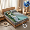 thumbnail image 1 of JOLUSERE Grounding Sheets Queen,90% Organic Cotton + 10% Pure Silver Fiber, Grounding Bed Sheets with Grounding Cord for Healthy Sleep Therapy for Adults,Gray, 1 of 11