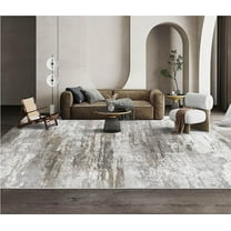 OMERAI 5'x 7' Machine Washable Area Rug Abstract Rugs Ultra-Thin Area Rugs for Living Room Non Slip Stain Resistant Modern Carpet for Bedroom Dining Room Office Kitchen Bathroom
