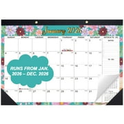 OMEYA 2026 Desk Calendar, 2026 Monthly Calendar, Large Size 17 x 12 in, Desk Pad Calendar for Home, Office & School Schedule Planning