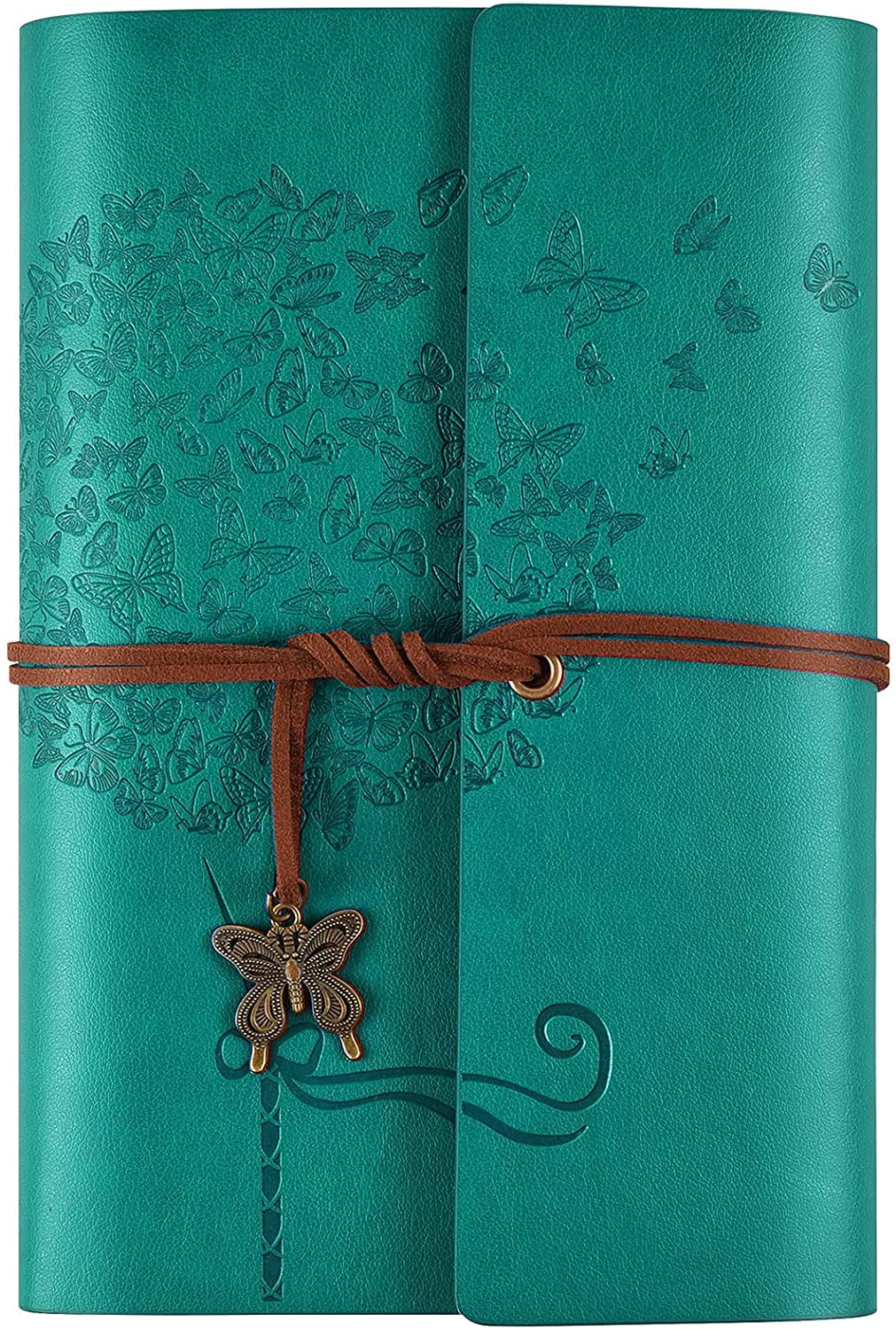 OMEYA Waterproof Leather Journal Notebook, Lined Pages for Writing 