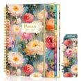 thumbnail image 1 of OMEYA Planner 2026 2027, Spiral Planner 2026-2027 Weekly and Monthly, 12 Month Weekly Planner Jul.26 - Jun.27, with Inner Pockets, Monthly Tabs, Elastic Closure, 5.8" x 8.3" Calendar Planne for Women, 1 of 11
