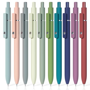 Deli Gel Pen 0.5mm Blue Black Gel Ink Pens Sign Pen Fast Dry Smooth Ink Writing Soft Grip Stationery School Office Supply