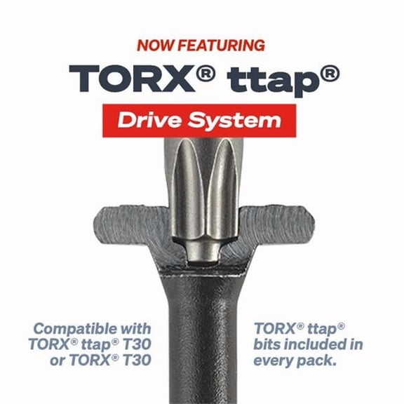 OMG 5063278 Fasten Master Headlok Torx Tap None Carded Bit Pack - Pack of 2