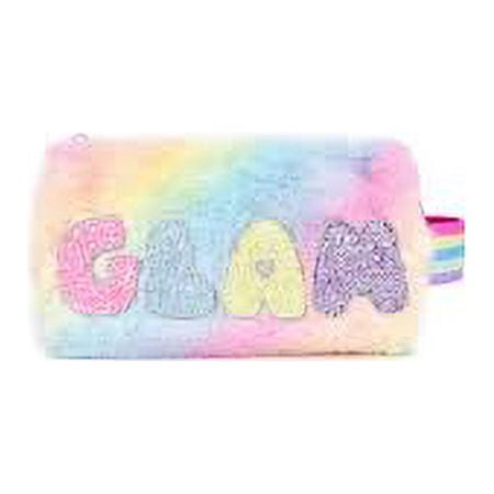 OMG ACCESSORIES "GLAM" OMBRE PLUSH BEAUTY TUBE