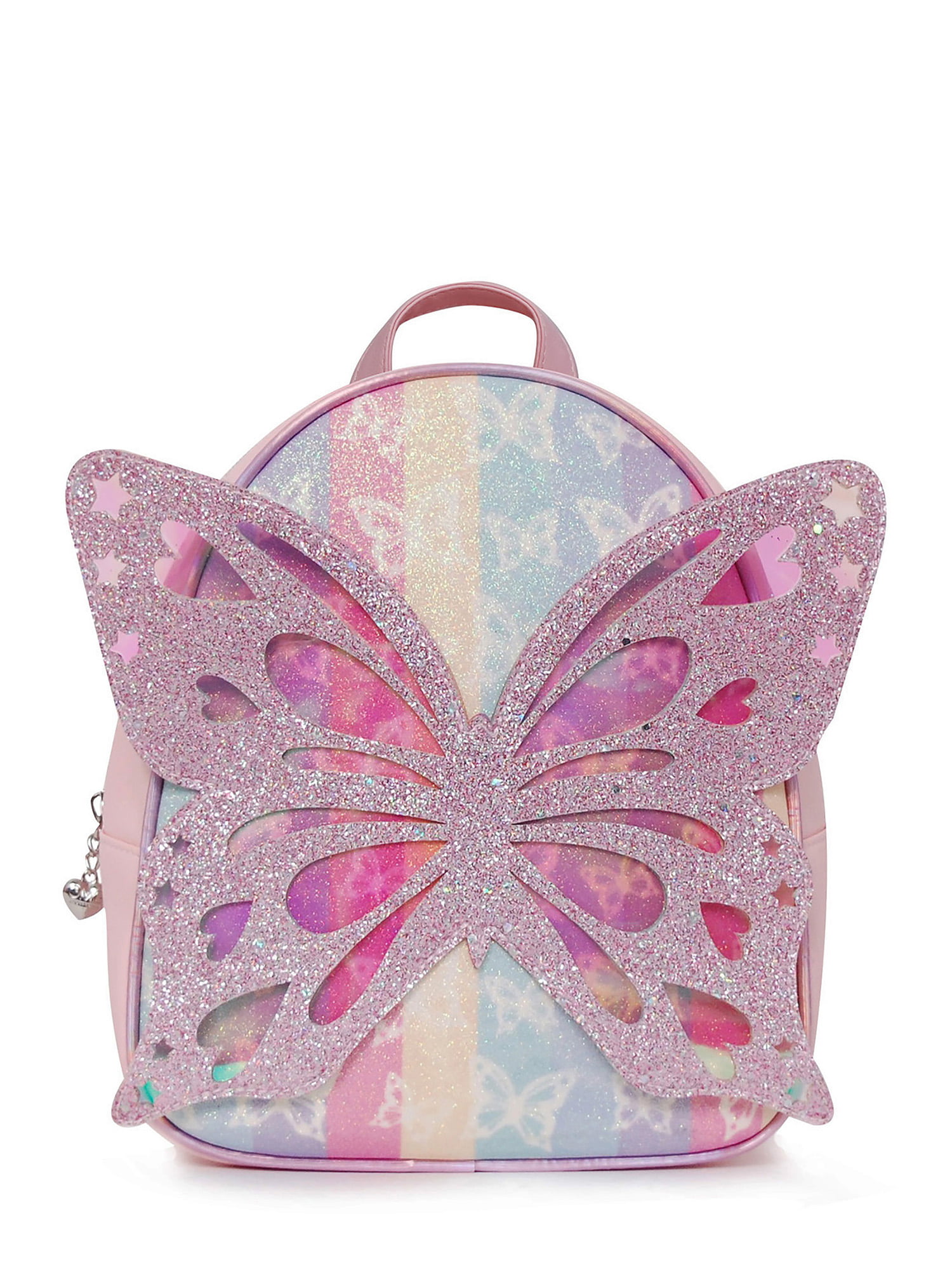 OMG! Accessories Bella Glitter Rainbow Backpack at Von Maur