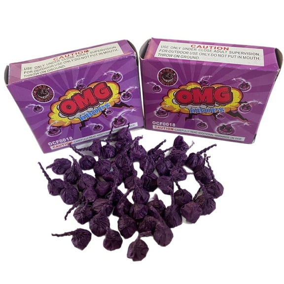 OMG Drops Snap Pops Poppers 50ct Box 2-Pack