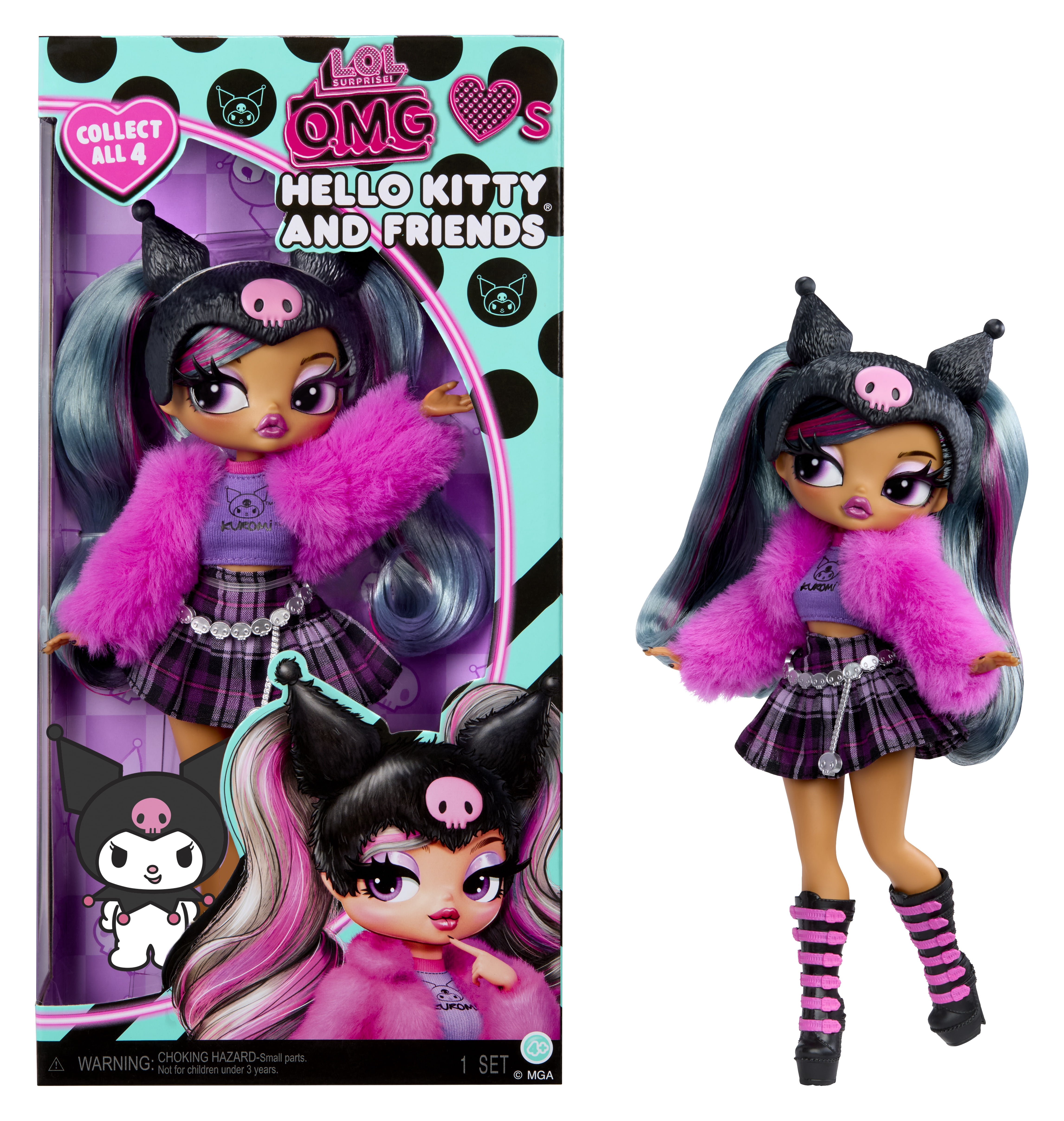 LOL Surprise OMG Loves Hello Kitty and Friends – Kuromi – Inspired by Hello Kitty and Friends